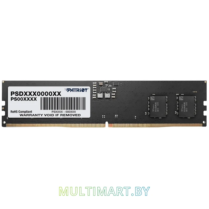 Оперативная память Patriot Signature Line 8GB DDR5 PC5-44800 (PSD58G560041)
